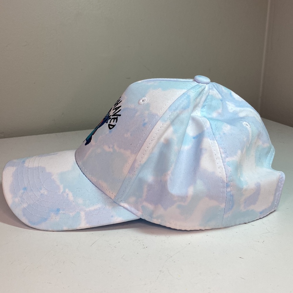 Disney Lilo and Stitch Tie Dye Camo Adjustable Hat Multi-Color Mis-Behaved - Picture 3 of 8